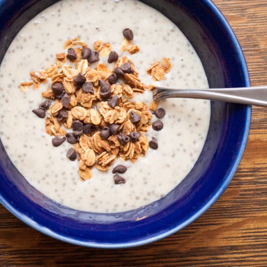 Peanut Butter Banana Chia Pudding