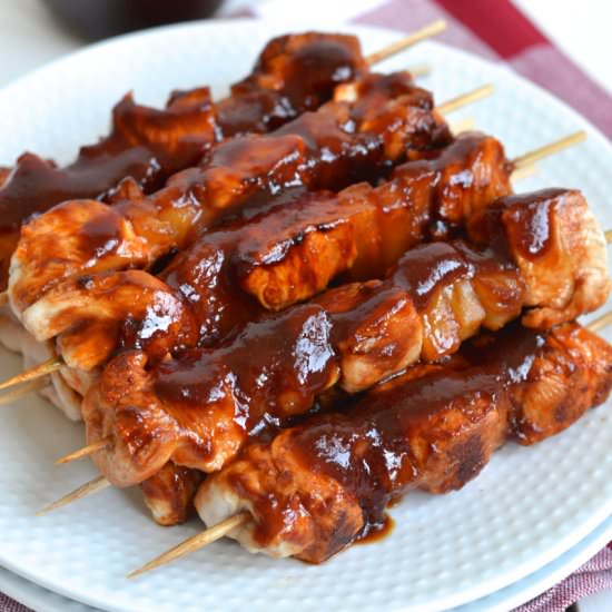 Chicken Pineapple Skewers