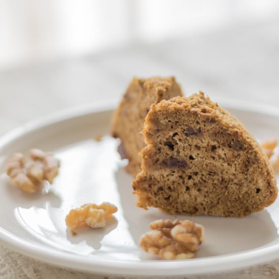 Walnut Molasses Seamed Cake