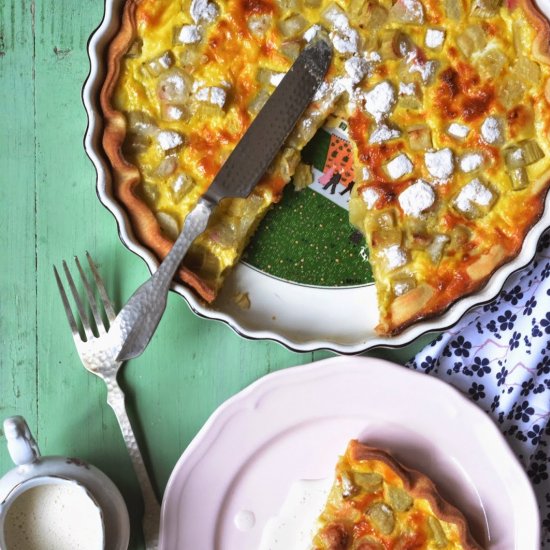 My Grandmother’s Rhubarb Tart