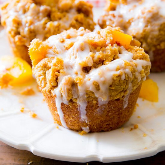 Peach Streusel Muffins