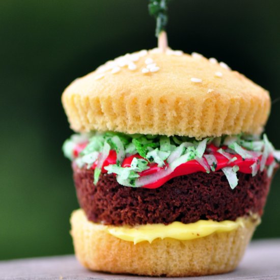 Hamburger Cupcakes