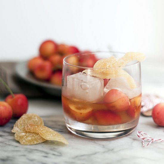 Bourbon cherry muddle