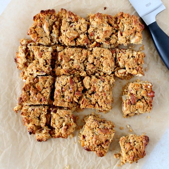 Almond Coconut Oat Bars