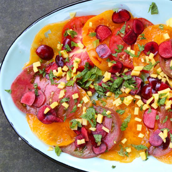 Heirloom Tomato Salad with Cherries