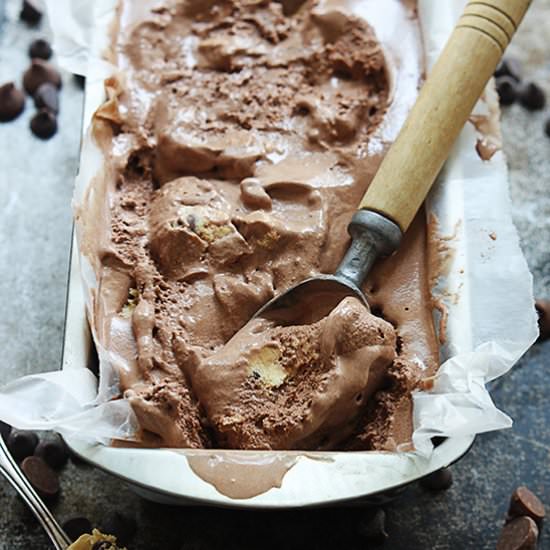 Chocolate Cookie Dough Ice Cream