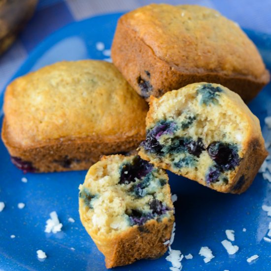 Blueberry Coconut Banana Bread