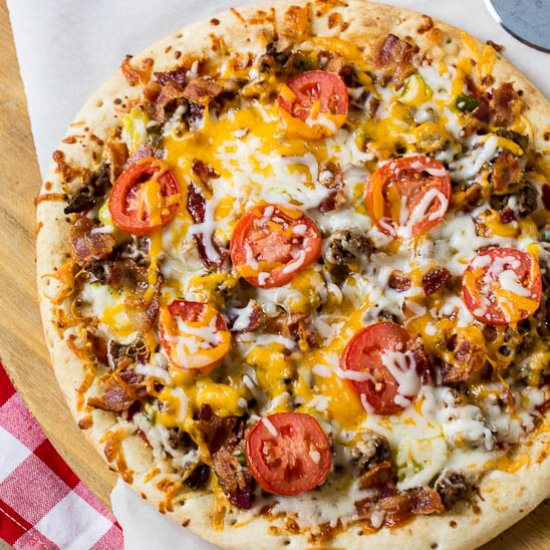 Cheeseburger Pizza