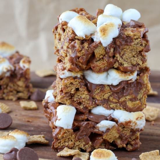 Smores Golden Graham Bars