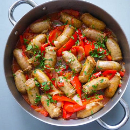 Sausage, Peppers and Onions