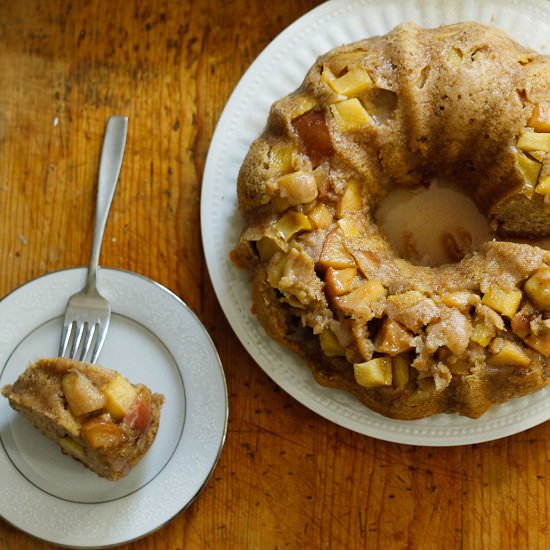 Apple Olive Oil Cake