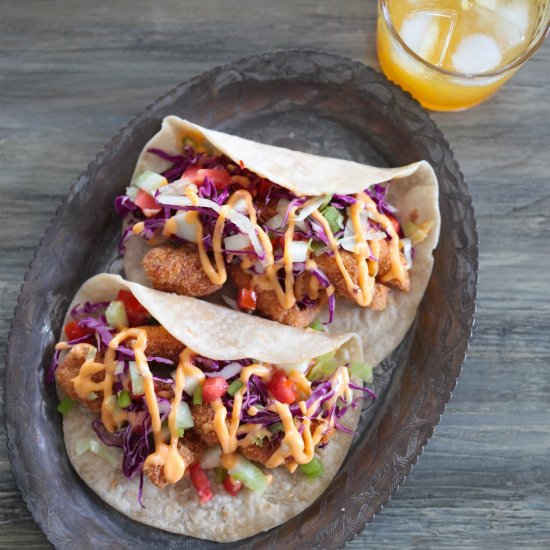 Iftar Idea – Crispy Chicken Tacos