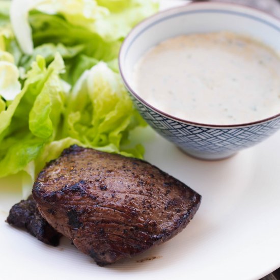 Steak with Béarnaise