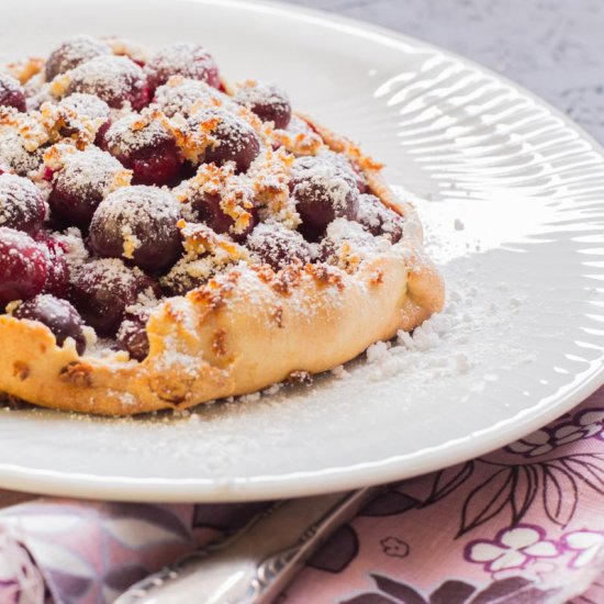 Tarte: Cherry with Marizpan