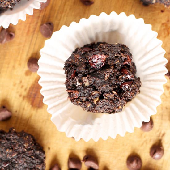 Double Chocolate Oatmeal Cookies