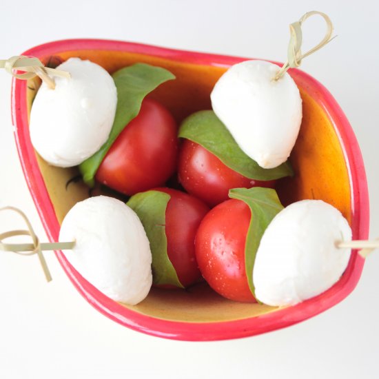 Caprese Salad on a stick