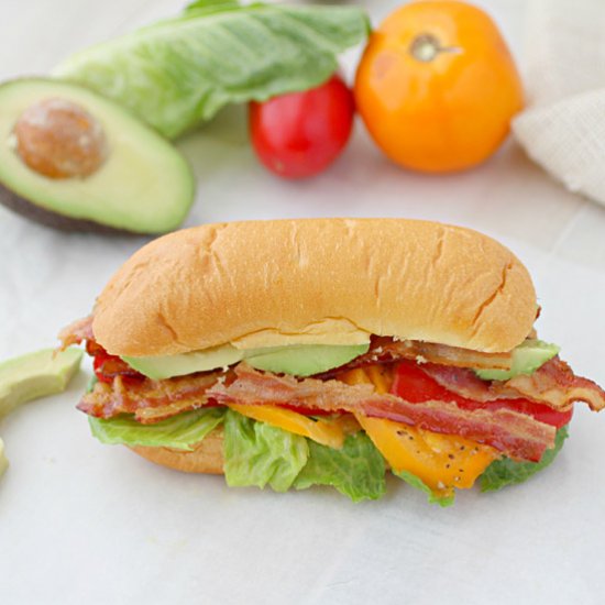 BLT Sandwich with Avocado