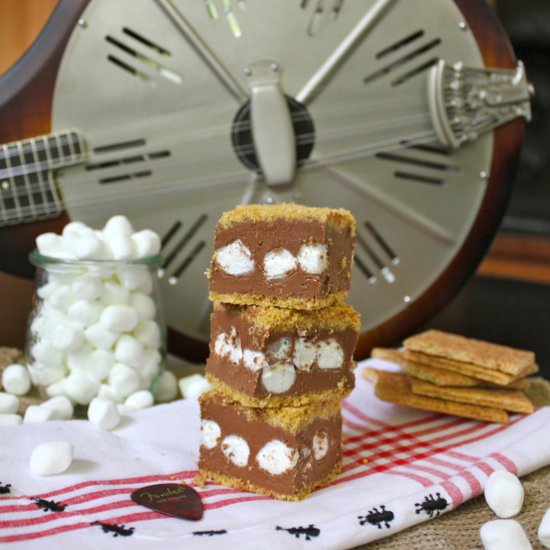 Boozy S’mores Fudge