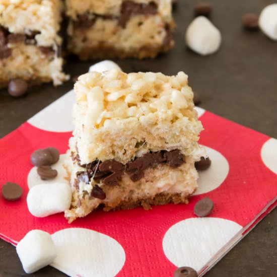 S’Mores Rice Krispies Treats