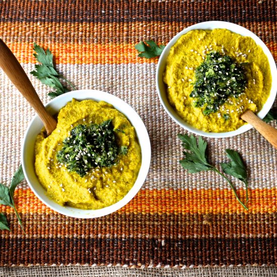 Golden Beet & Cauliflower Soup