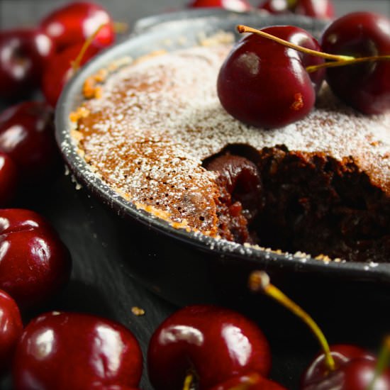 Cherry & Chocolate Clafoutis