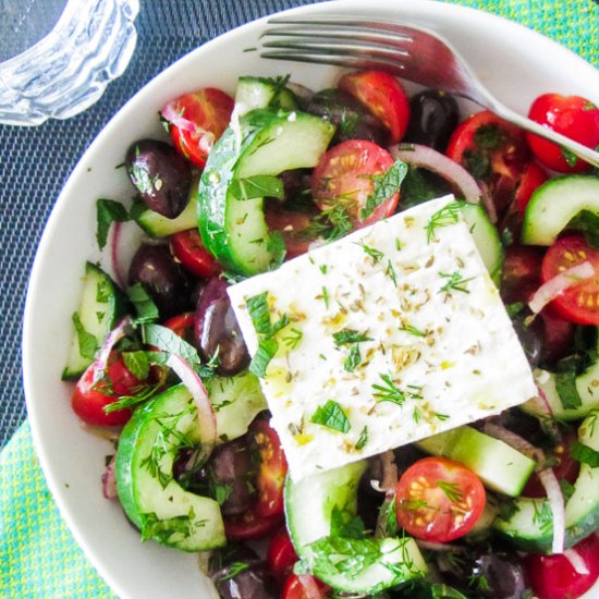 Authentic Greek Salad