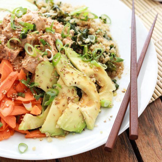 Quinoa Spicy Tuna Sushi Bowl