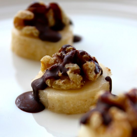 Choc Banana Walnut Bites