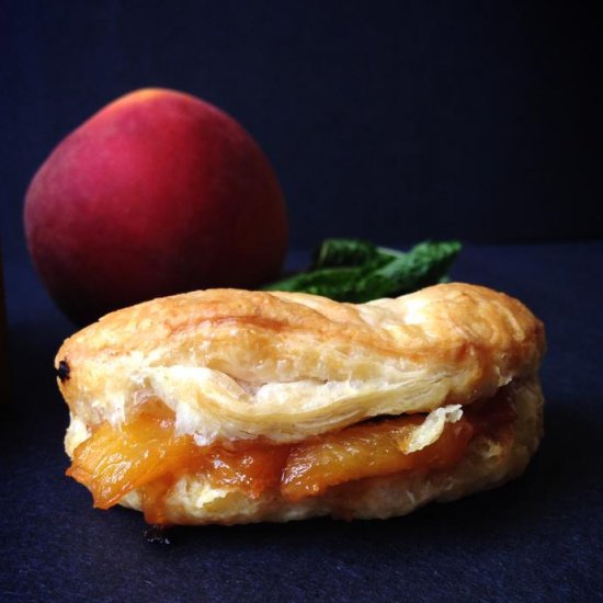 Minted Peach Turnovers