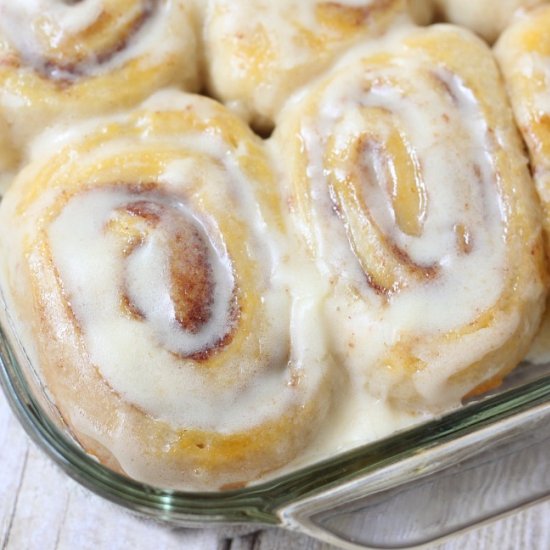 Three Ingredient Cinnamon Rolls