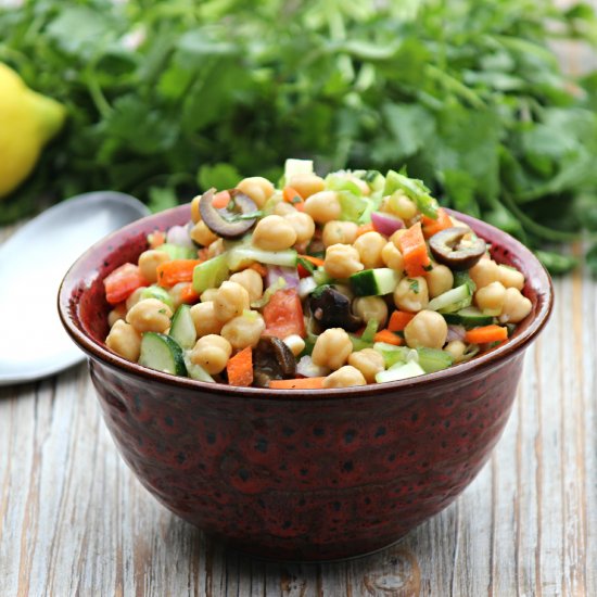 Summer Garbanzo Bean Salad