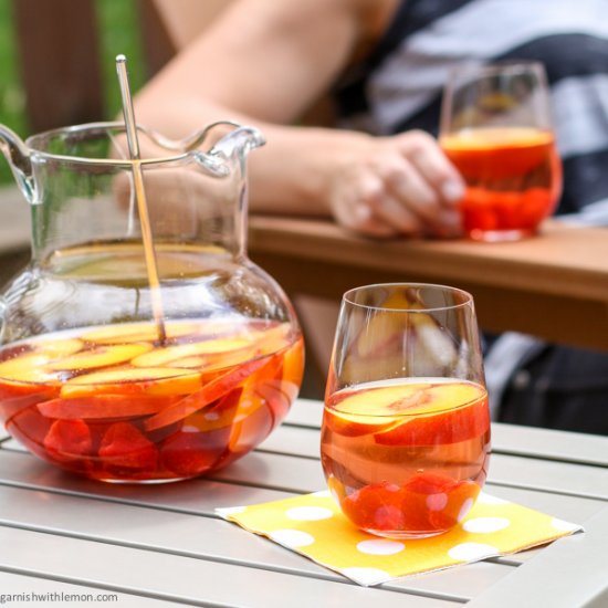 Peach Rosé Sangria