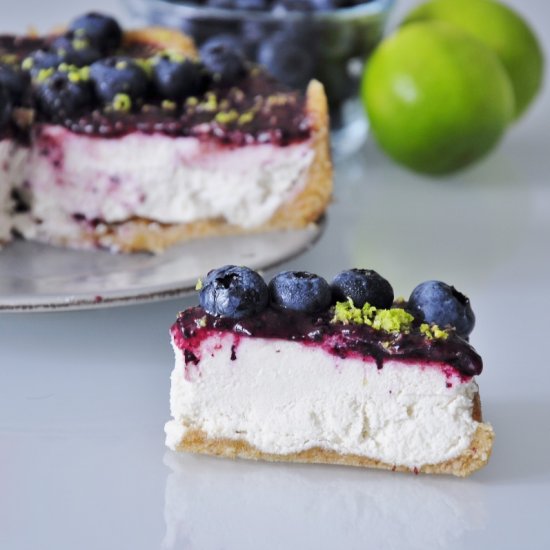 Blueberry Lime Cheesecake