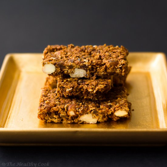 Granola Bars with Candied Ginger