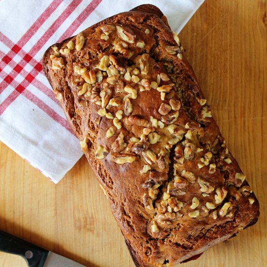 Healthy Banana Nut Bread