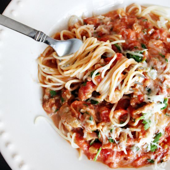 Spicy Creamy Tomato Sauce