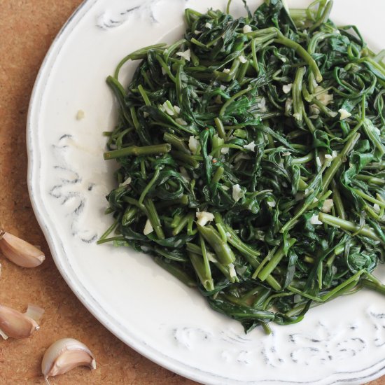 Water Spinach with Fermented Tofu