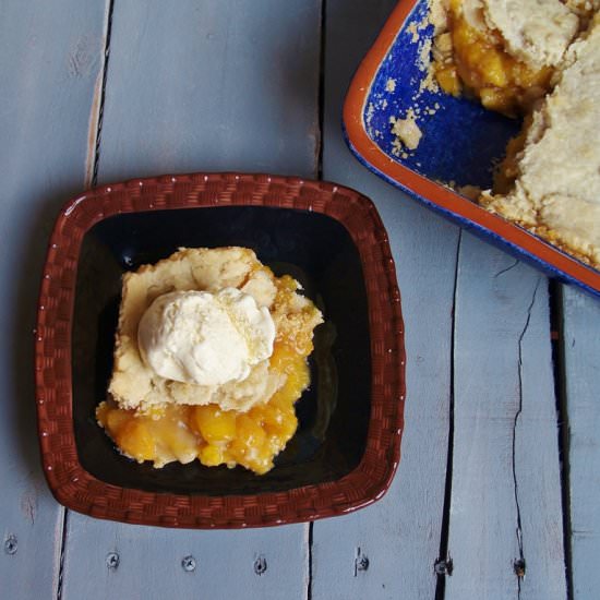 Nana’s Old Fashioned Peach Cobbler