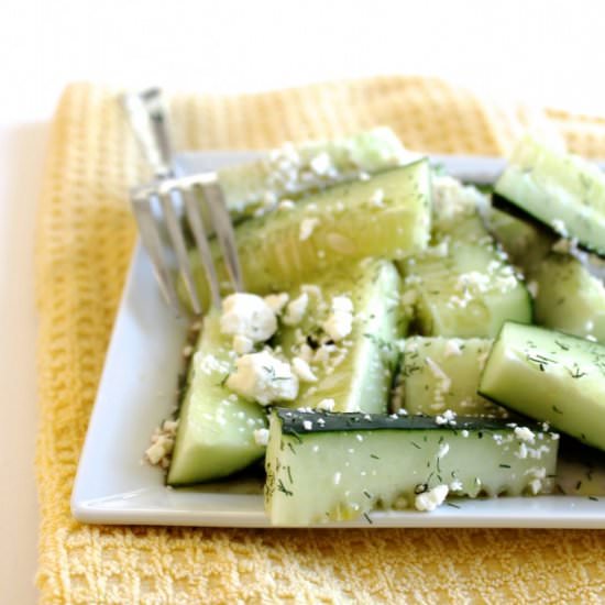 Cucumber Salad with Feta and Dill