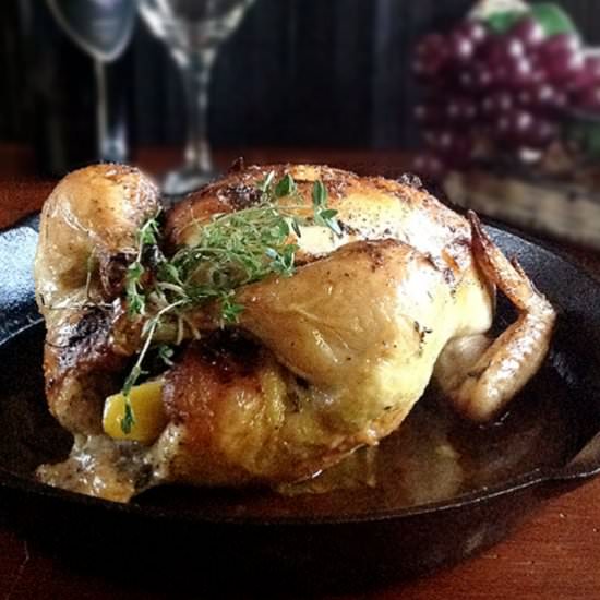 Lemon-Thyme Roast Chicken