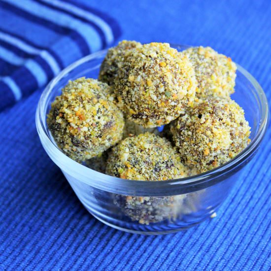 Pistachio Apricot Bites