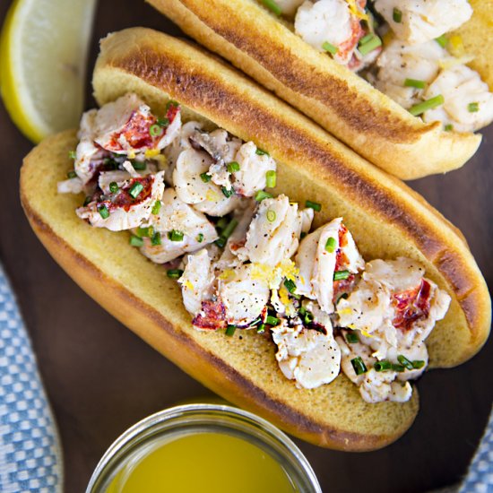 Butter-Poached Lobster Rolls