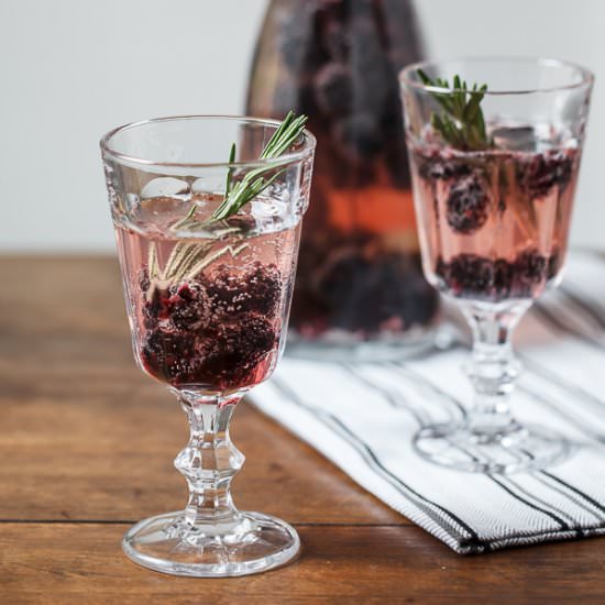 White Sangria Blackberry Rosemary