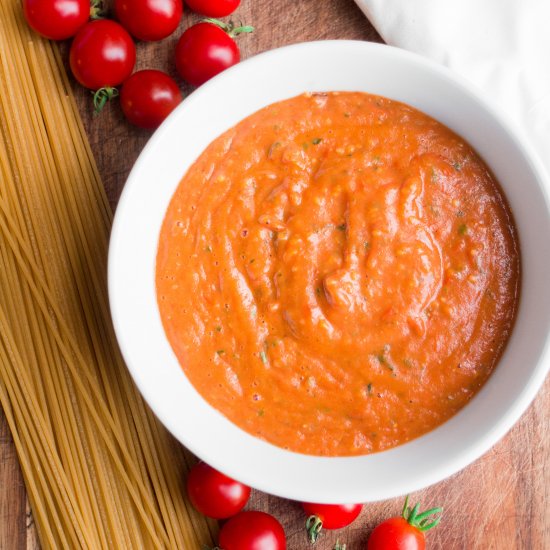 Oven Roasted Cherry Tomato Sauce