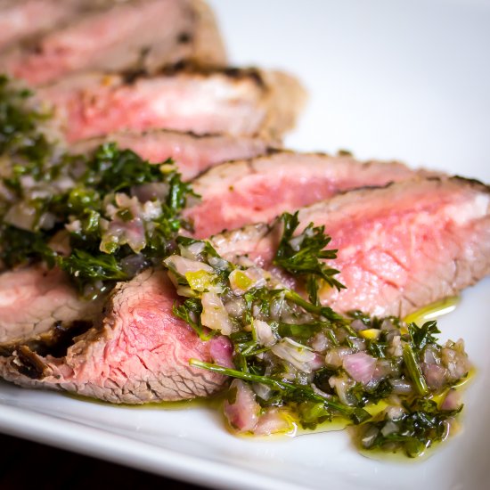 Chimichurri Grilled Skirt Steak