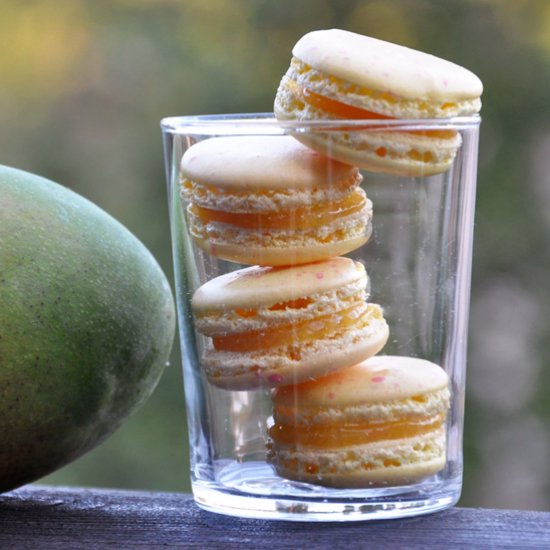 Mango Macarons