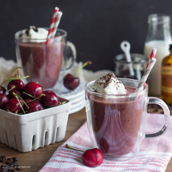 Cherry Almond Mocha Smoothie