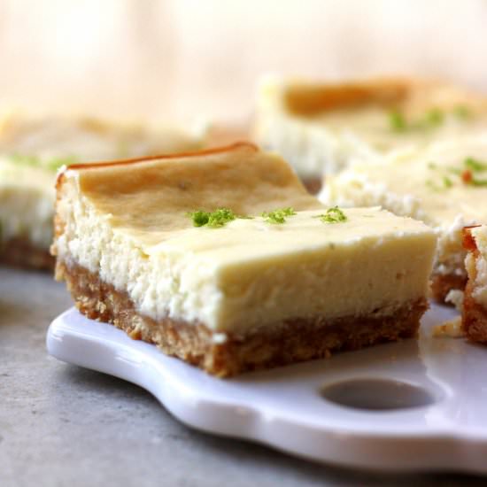 Key Lime Cheesecake Bars with ‘Nill