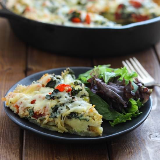 Potato Crusted Frittata