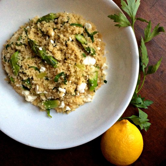 Couscous, Asparagus and Feta Salad